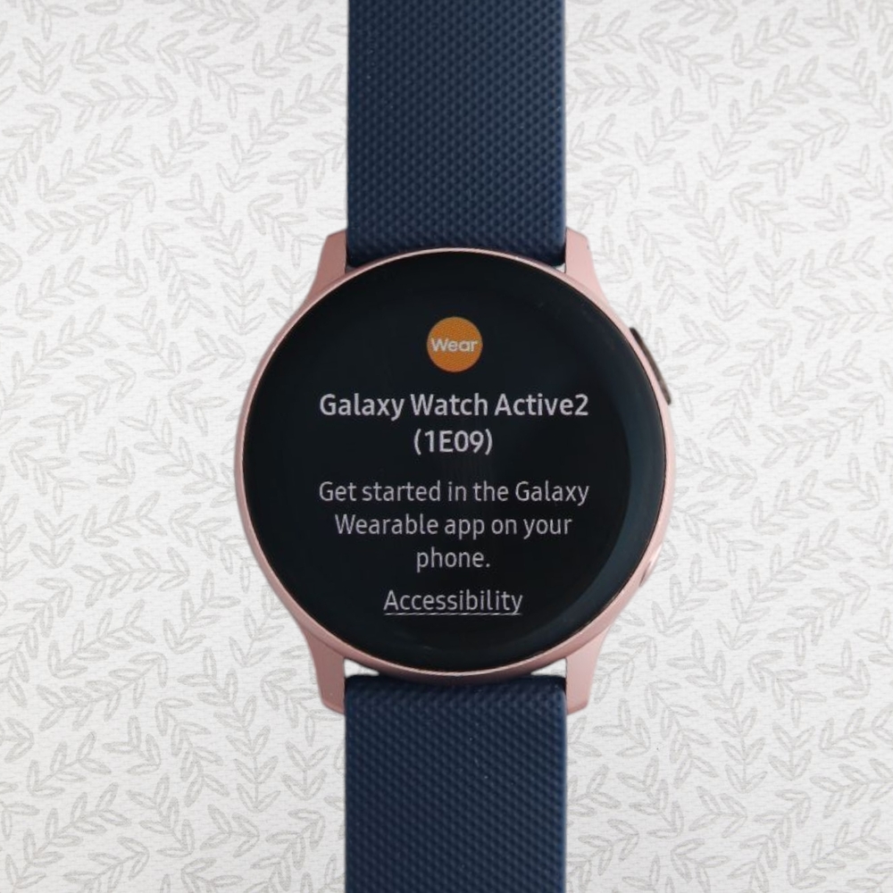 Samsung Galaxy Watch Active2 - Rose Gold and Blue